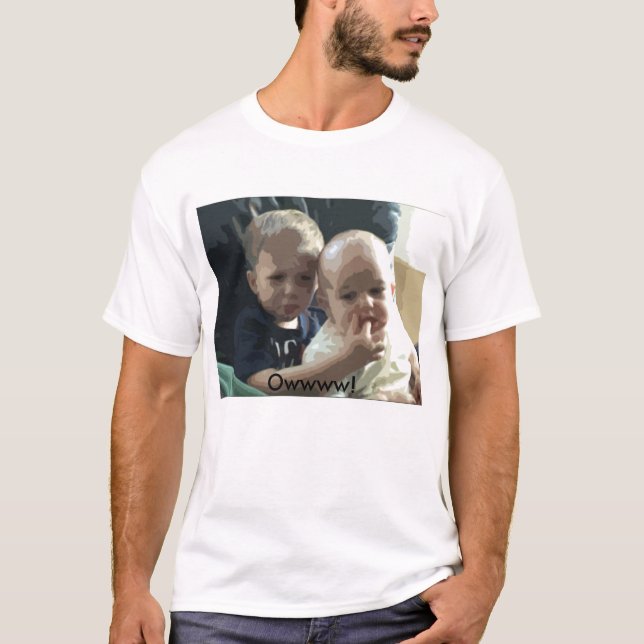 Camiseta ¡Owwww! Charlie me mordió (Anverso)