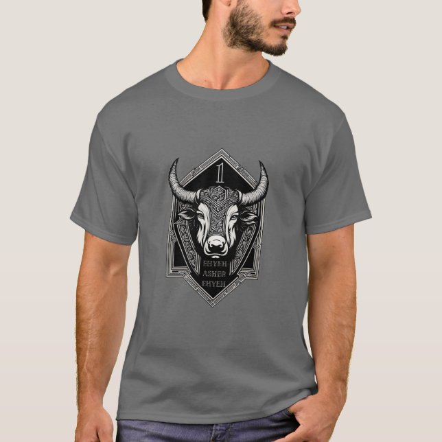 Camiseta Ox Ehyeh Asher Ehyeh Aleph Christian Unisex (Anverso)