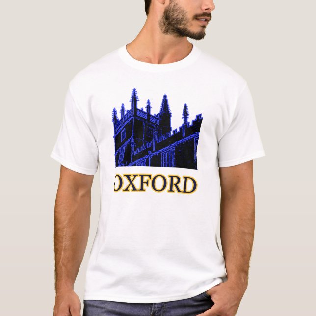 Camiseta Oxford Inglaterra 1986 espirales constructivos (Anverso)
