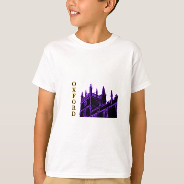 Camiseta Oxford Inglaterra 1986 espirales constructivos (Anverso)