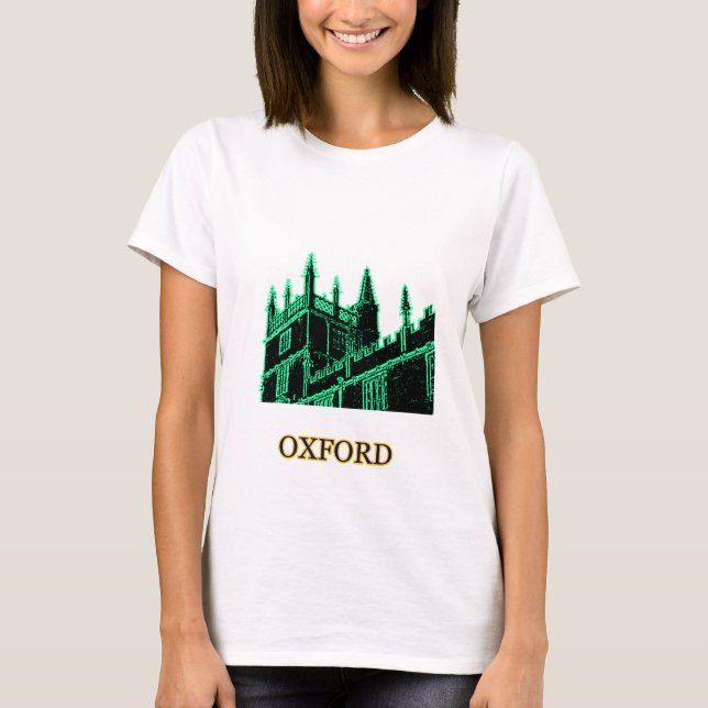 Camiseta Oxford Inglaterra 1986 verdes constructivos de los (Anverso)