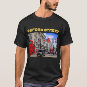 Camiseta Oxford Street para hombre en negro