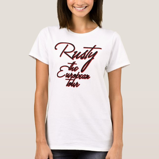 Camiseta Oxidado, las mujeres divertidas de las vacaciones (Anverso)