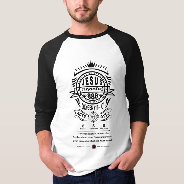 Camiseta Oxígeno 888 Nombre de Jesús (Anverso)