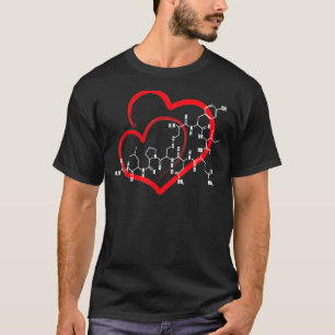 Camiseta Oxitocina Molécula Amor Ciencia Teacher Valentines