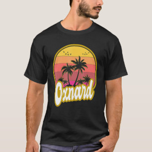 Camiseta Oxnard California Beach Retro Sunset