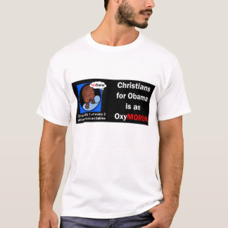Camiseta OxyMoron del bebé de NOBama