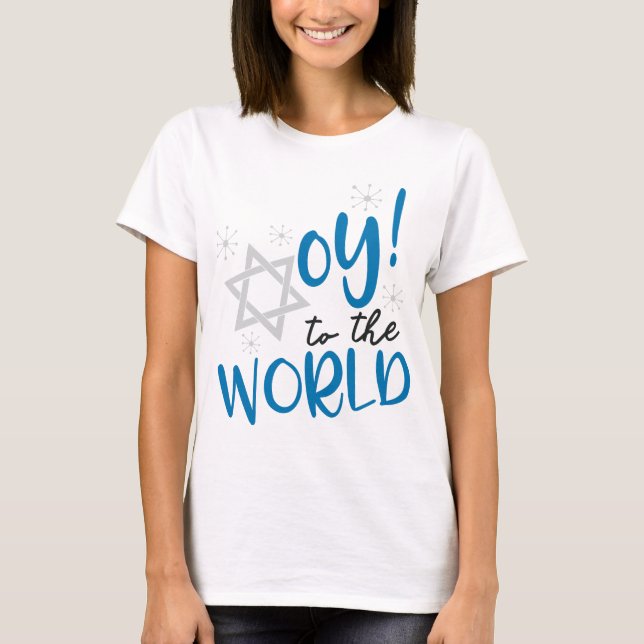 Camiseta Oy al mundo (Anverso)