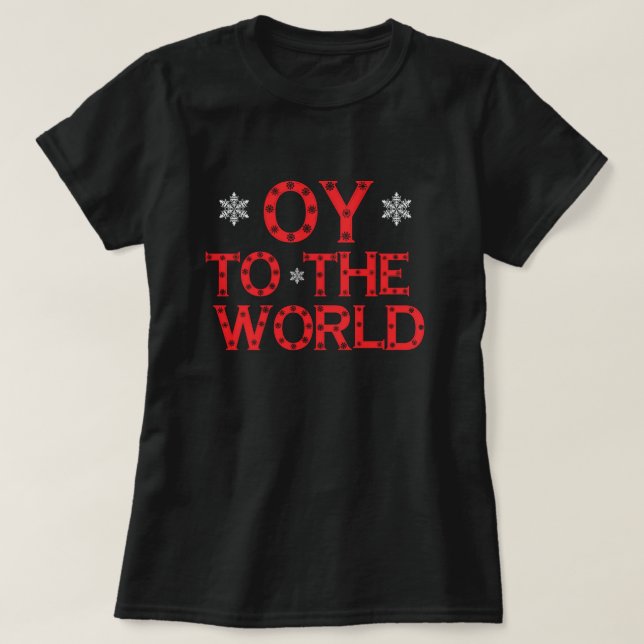 Camiseta OY al mundo (Diseño del anverso)
