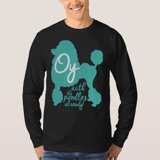 Camiseta ¡Oy con los canapés ya! (Anverso)