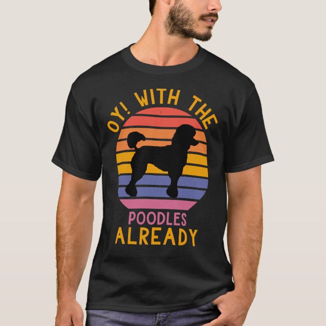 Camiseta Oy con los caniche ya (Anverso)