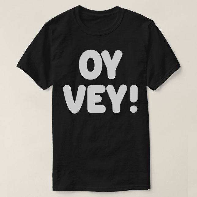 Camiseta Oy Vey judío yiddish cita a Kosher Gym Workup Han (Diseño del anverso)