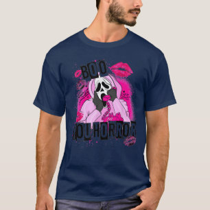 Camiseta Oye Boo tú terror película de terror espantosa Hal