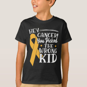 Camiseta Oye Cáncer Elegiste Al Niño Equivocado Cáncer Infa
