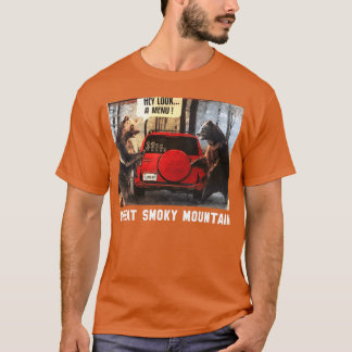 Camiseta Oye Mira Un Menú Camper Vintage Camping divertido