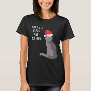 Camiseta Oye Santa Solo Deja Lo & Sal u2013 Navidad