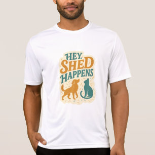 Camiseta Oye, se muda: Humor de pelo de mascota