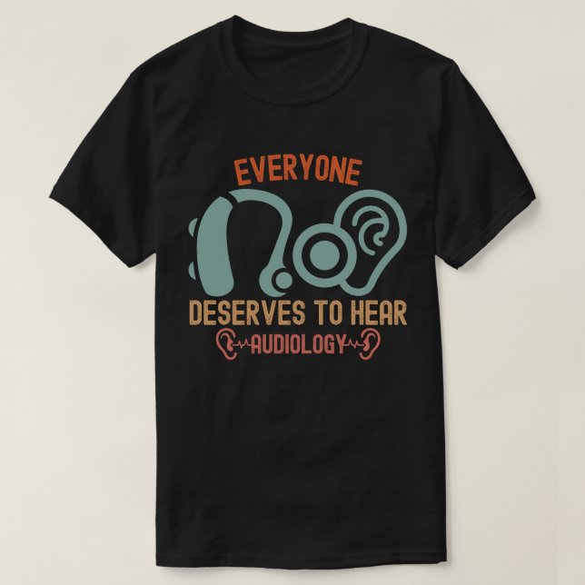 Camiseta Oyendo Especial, Todos Merecen Escuchar (Diseño del anverso)