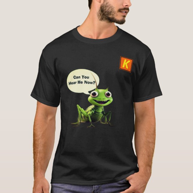 Camiseta ¿Oyes grillos!  (Anverso)