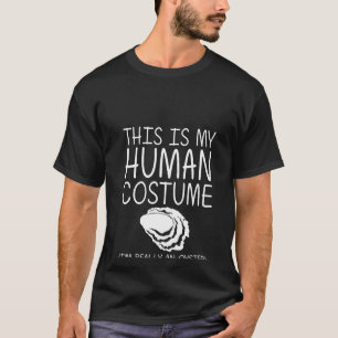 Camiseta Oyster femenino disfraz humano fácil de Halloween 