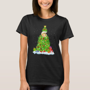 Camiseta Oyster Xmas Iluminación Árbol divertidos Navidades