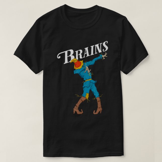 Camiseta OZ Dabbing Scarecrow Brain Shirt ArtClassic Wizard (Diseño del anverso)