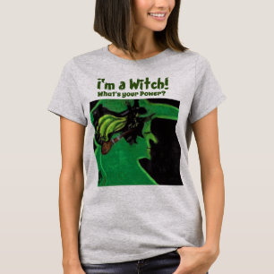 Camiseta OZ WITCH CUÁL ES TU Tee DE chiste DE ENERGÍA