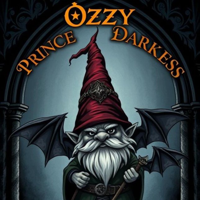 Camiseta Ozzy Gnome Príncipe de las Tinieblas (Subido por el creador)