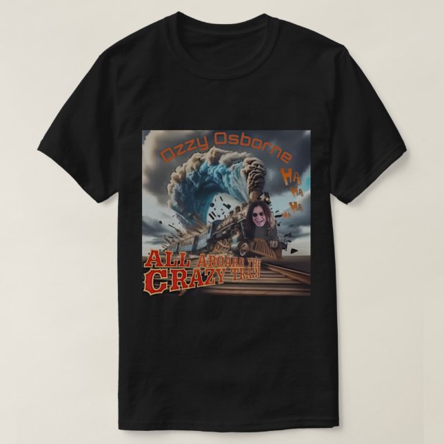 CAMISETA OZZY OSBOURNE CRAZY TREN (Diseño del anverso)