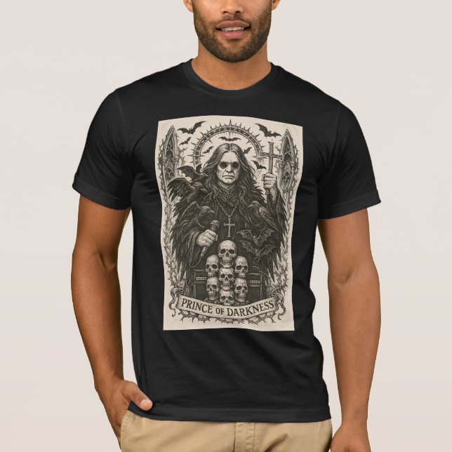 Camiseta Ozzy prince of darkness  (Anverso)