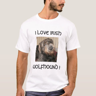 CAMISETA ¡P3030030, I LOVE IRISH, WOLFHOUND!