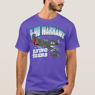 Camiseta P40 Warhawk Flying Tigers Warbirds