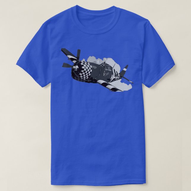Camiseta P47 Thunderbolt Warbird Warplane Aircraft   1  (Diseño del anverso)