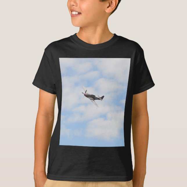 Camiseta P51 Mustang en vuelo (Anverso)