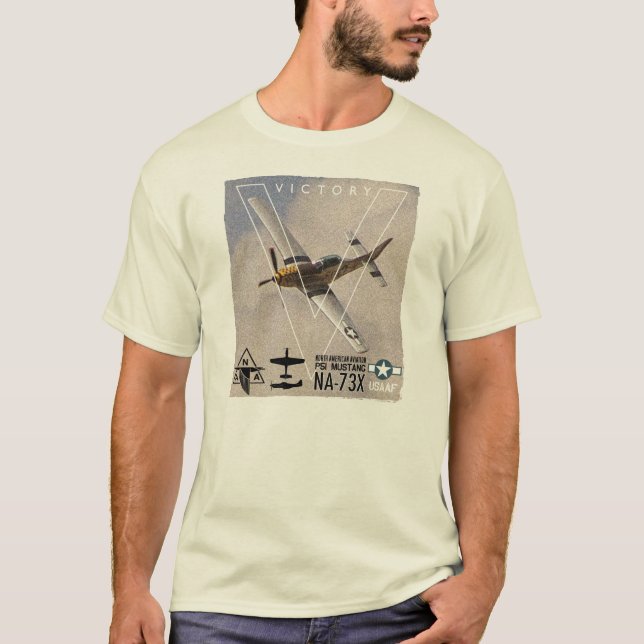 Camiseta P51 Mustang T Shirt (Anverso)