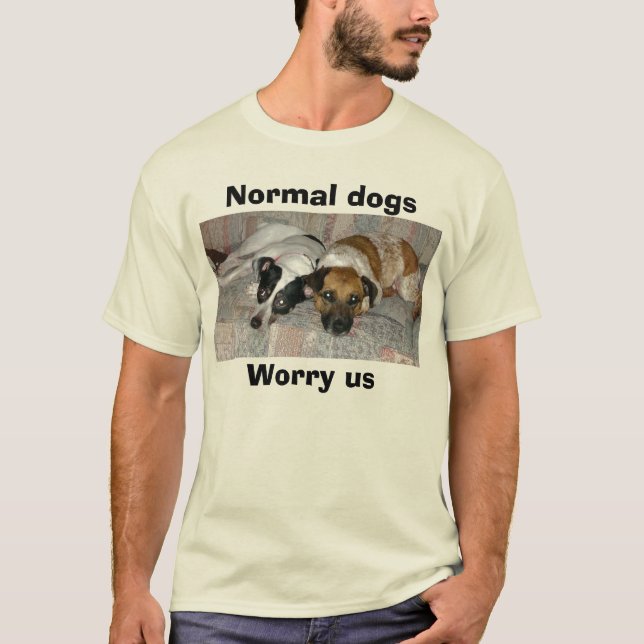 Camiseta P6150023, dogsWorry normal nosotros (Anverso)