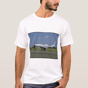Camiseta P63 cobra real, plata, aviones izquierdos de