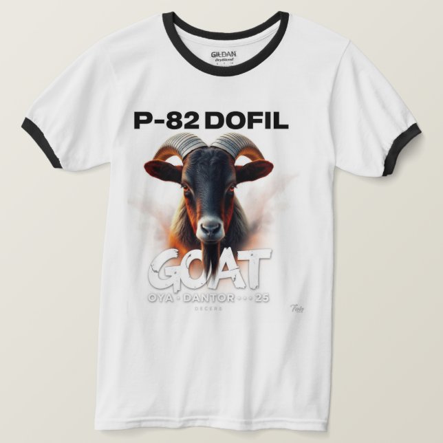 CAMISETA P82-DOFIL (Anverso del diseño)