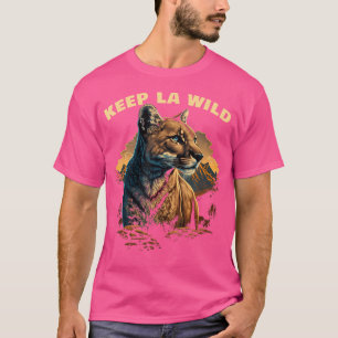 Camiseta P-22 Mountain Lion Silver Lake Peace Love P22