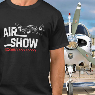 Camiseta P-40 Avión Antiguo Espectáculo Aéreo Militar Perso