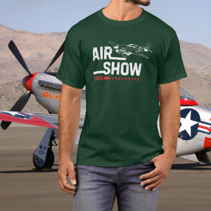 Camiseta P-40 Aviones Antiguos Muestra Aérea Costumbre de l