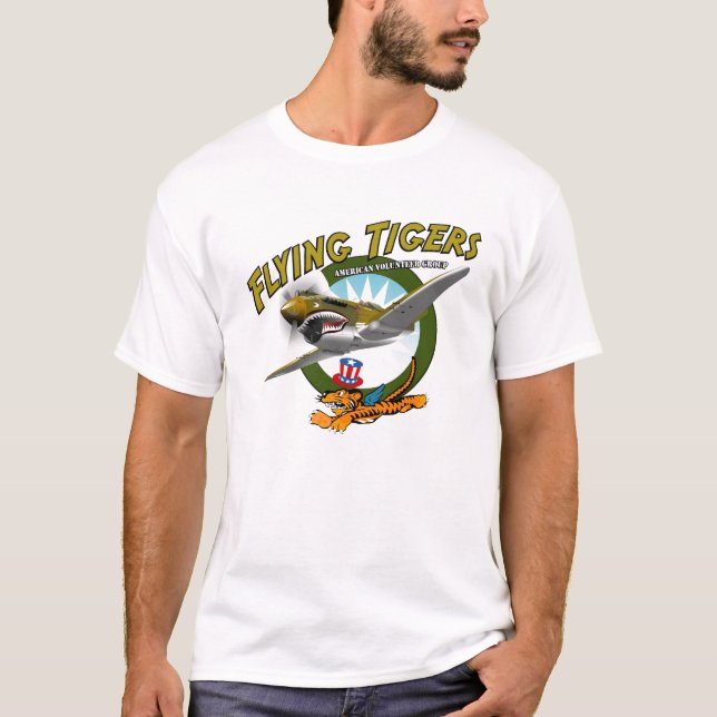 Camiseta P-40 Flying Tigers (Anverso)