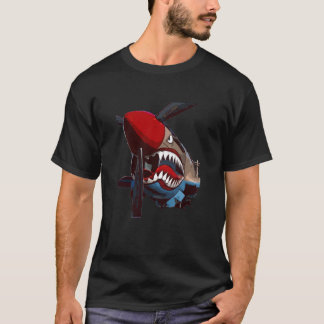 Camiseta P-40 Warkhawk Volando Tigre WW2 Aviones de guerra