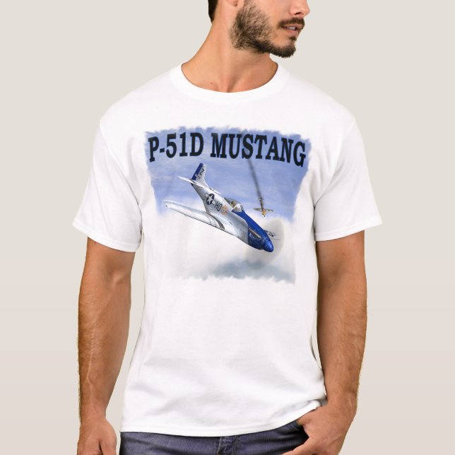 CAMISETA P-51 CONTRA BF109 (Anverso)