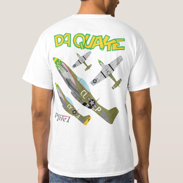 Camiseta P-51 DA QUAKE T-Shirt- (Reverso)