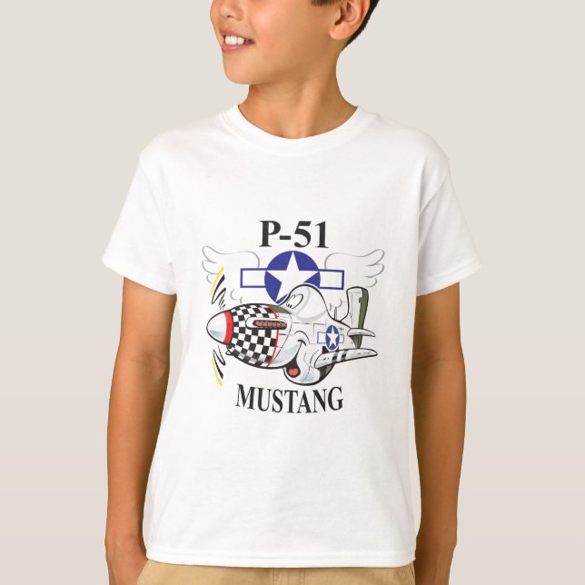 Camiseta p-51 mustang (Anverso)
