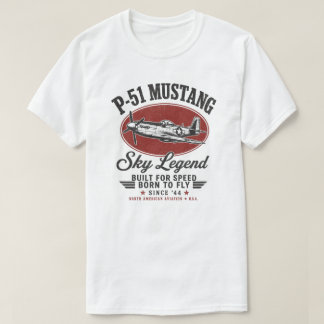 Camiseta P-51 Mustang – Sky Legend