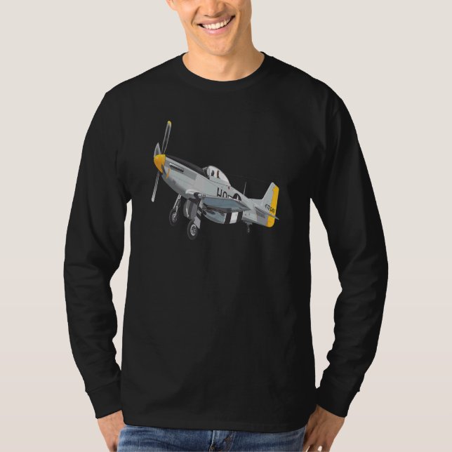 Camiseta P 51 Mustang Wwii (Anverso)