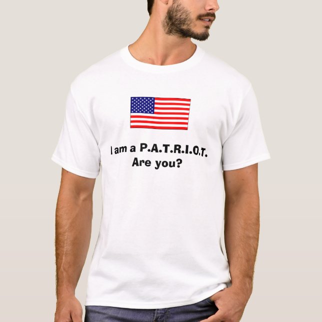 CAMISETA P.A.T.R.I.O.T. (Anverso)