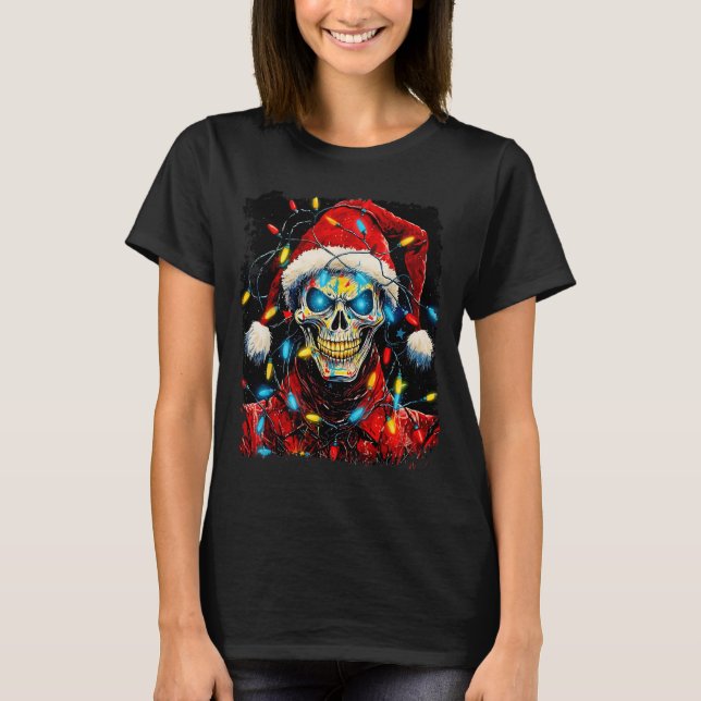 Camiseta P Art Halloween Design Strawman Ecrow Christmas Ho (Anverso)